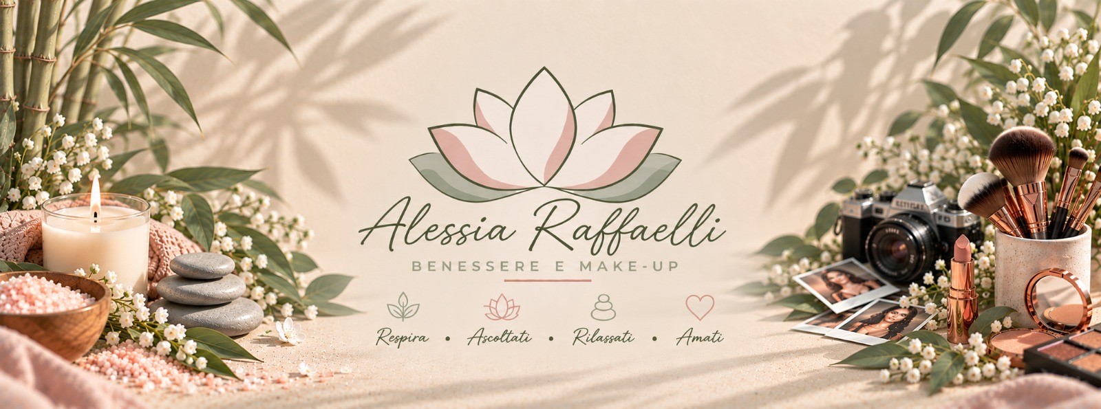 Alessia Raffaelli, Benessere e Make-up. Respira, ascoltati, rilassati, amati.